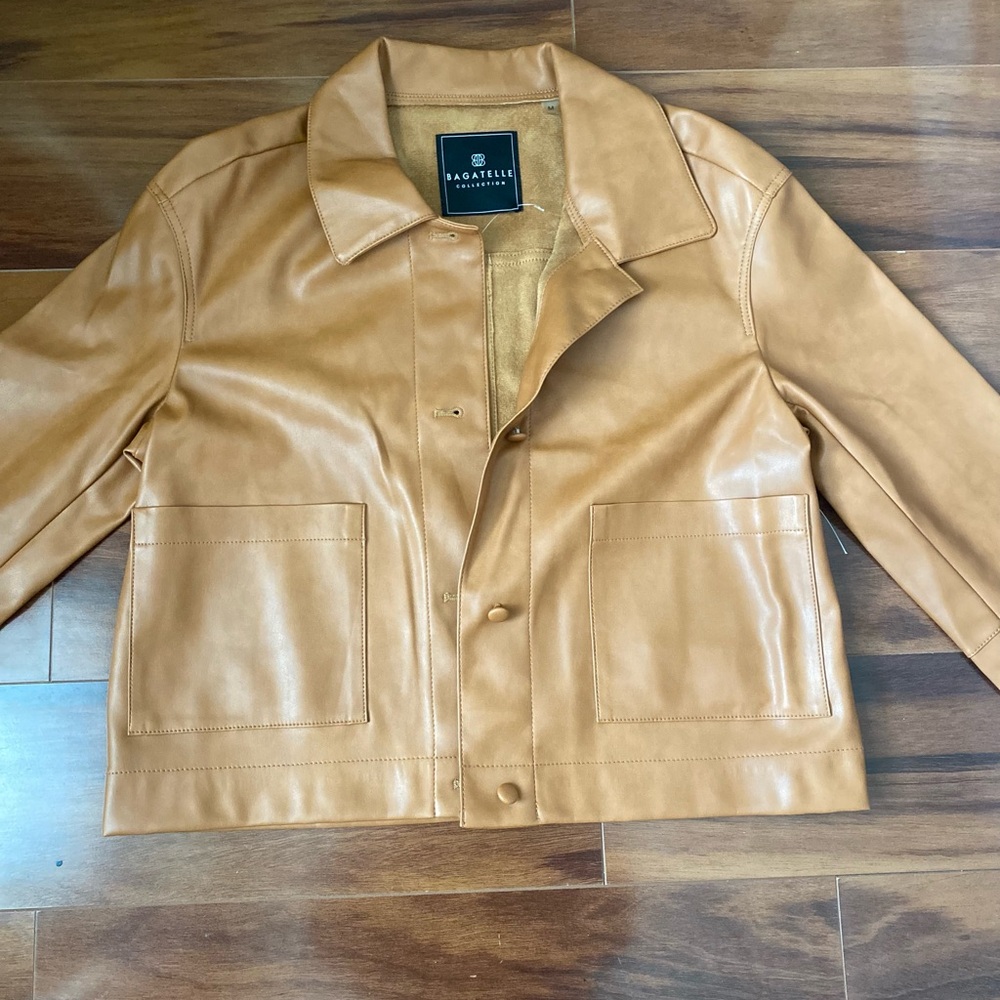 Faux Leather Jacket